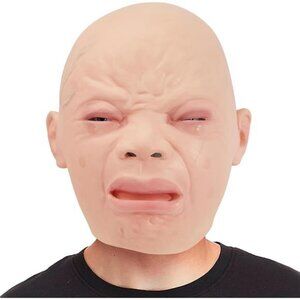 Releastic Human Mask Novelty Halloween Costume Party Latex Head Masks